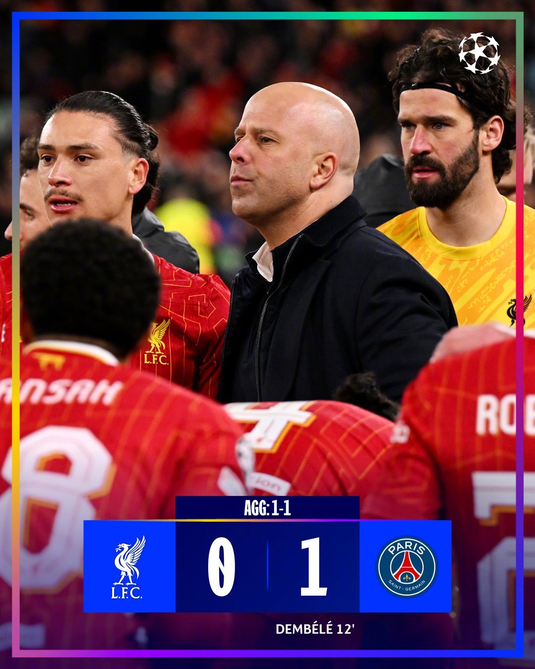 利物浦期待击败巴黎圣日耳曼，晋级机会渺茫